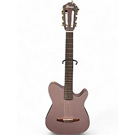 Used Ibanez FRH10N Pink Mauve Classical Acoustic Electric Guitar