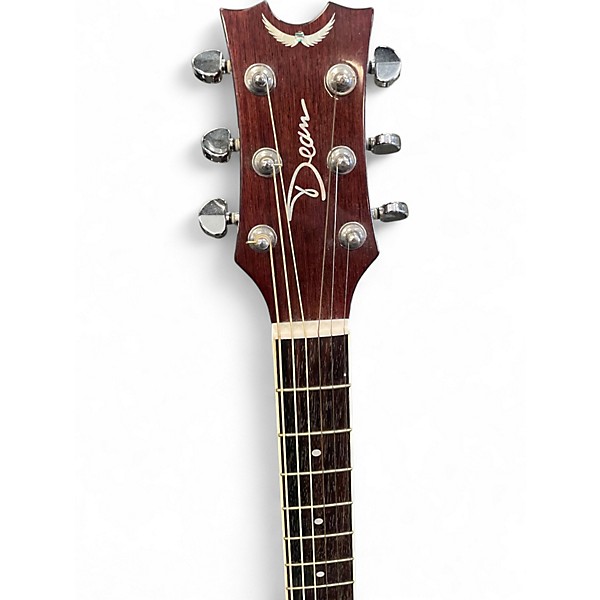 Used Dean Performer E Mahogany Acoustic Electric Guitar
