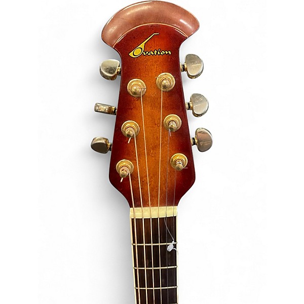 Used Ovation C44-5 Celebrity Deluxe Tobacco Burst Acoustic Electric Guitar