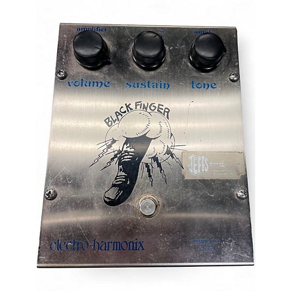 Vintage 1974 Electro-Harmonix Classics Black Finger Compressor Effect Pedal