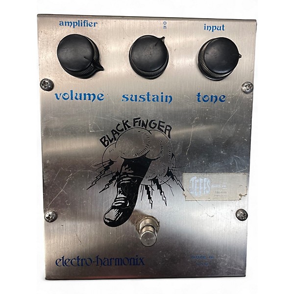 Vintage 1974 Electro-Harmonix Classics Black Finger Compressor Effect Pedal