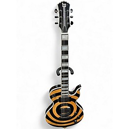 Used Schecter Guitar Research Wild Audio Odien Grail  Raw Top Bullseye  Solid Body Electric Guitar