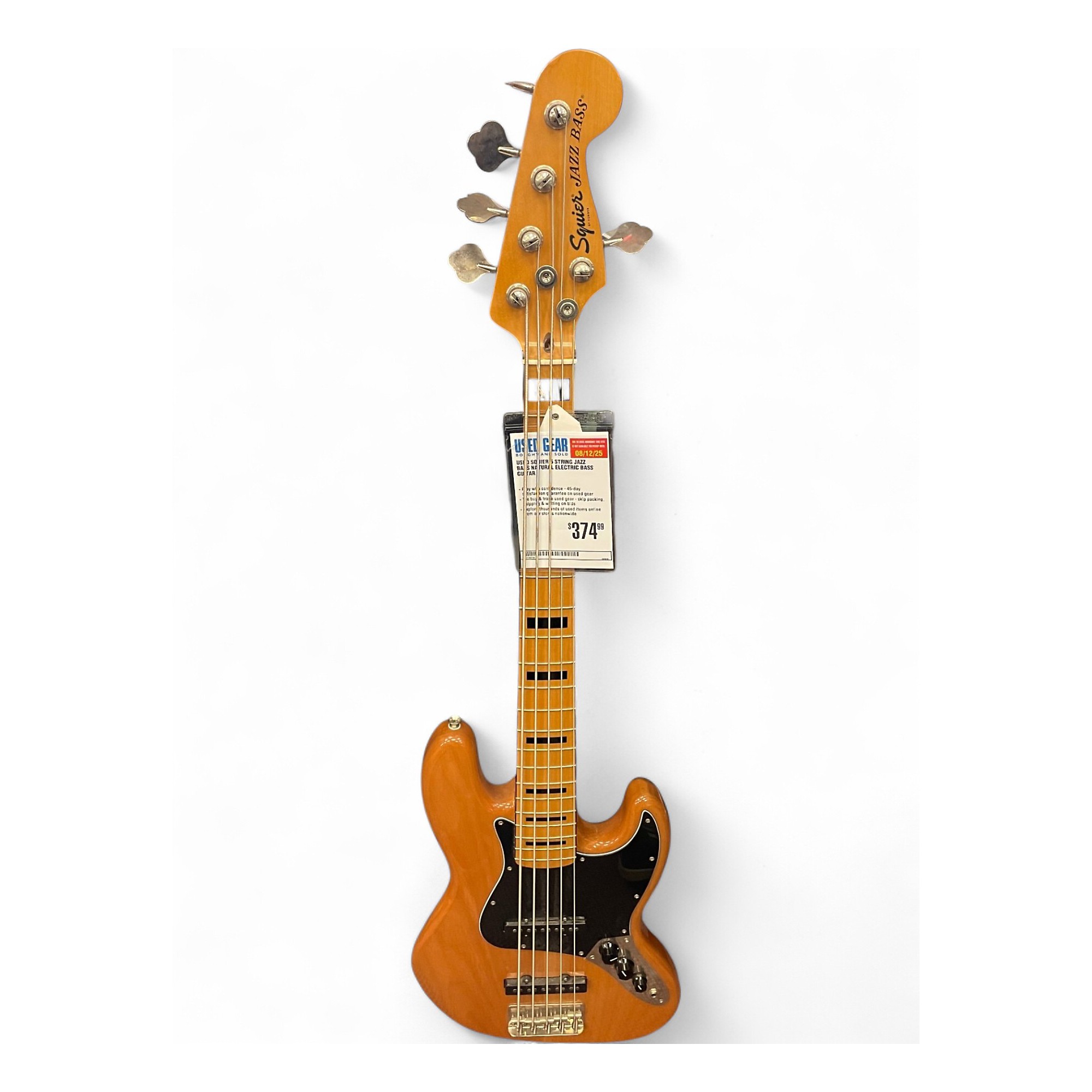 Squier Jazz Bass 5弦ベース ナチュラル Used Squier 5 String Jazz Bass Natural Electric Bass Guitar