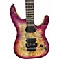 Used Schecter Guitar Research C6 PRO FR Aurora Burst Solid Body Electric Guitar