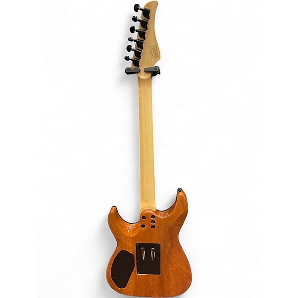 Used Schecter Guitar Research C6 PRO FR Aurora Burst Solid Body Electric Guitar