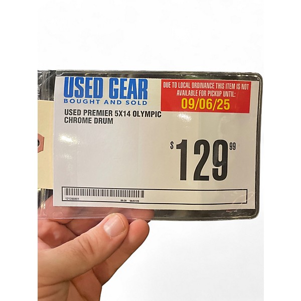Used Premier 5X14 OLYMPIC Chrome Drum