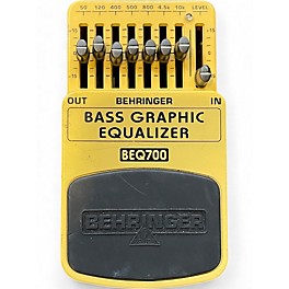 Used Behringer BEQ700 Graphic Equalizer Bass Effect Pedal