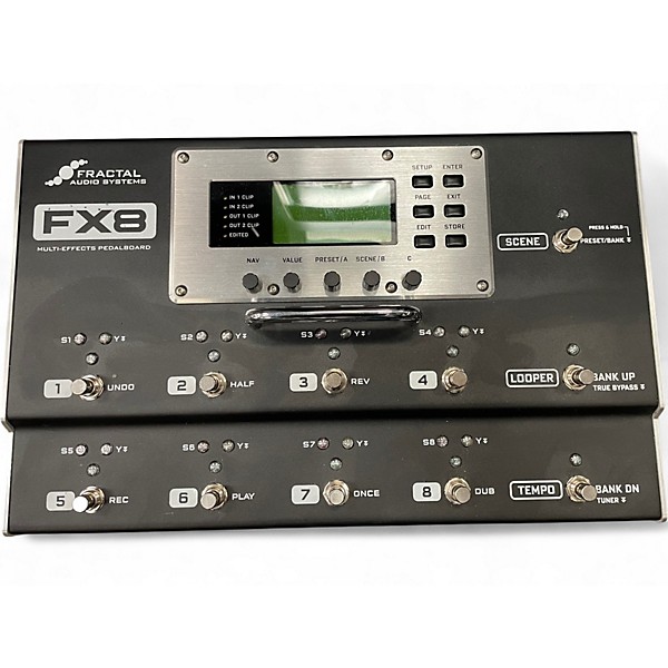 Used Fractal Audio FX8 amp modeler Effect Processor