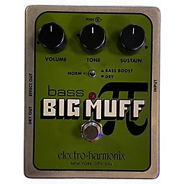 Used Electro-Harmonix XO Bass Big Muff Distortion Bass Effect Pedal