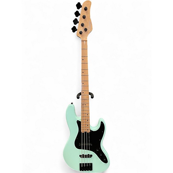 Used 2020 Schecter Guitar Research J4 SEA FOAM GREEN Electric Bass Guitar