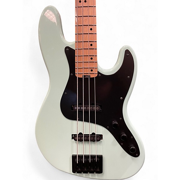 Used 2020 Schecter Guitar Research J4 SEA FOAM GREEN Electric Bass Guitar