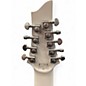 Used Schecter Guitar Research Damien Platinum 9 White Solid Body Electric Guitar