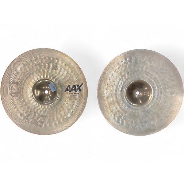 Used SABIAN 14in AAX MEDIUM HI HAT PAIR Cymbal