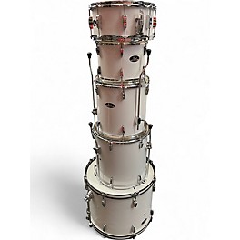 Used Pearl 5 Piece Roadshow White Drum Kit