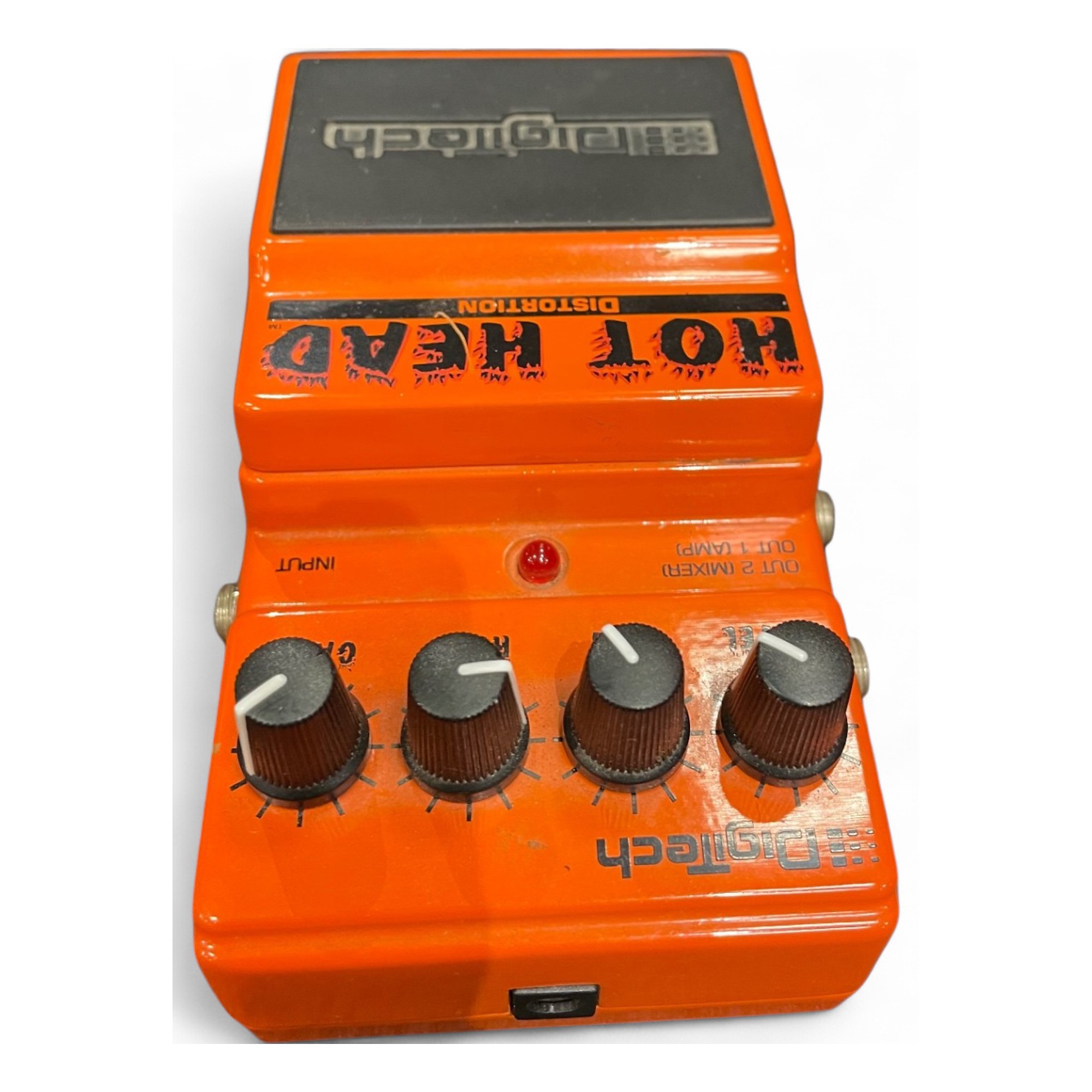 送料込⭐️DigiTech USA製‼️⭐️ Hot Head Distortion‼️ DigiTech Hot Head Analog Distortion Pedal | Sweetwater