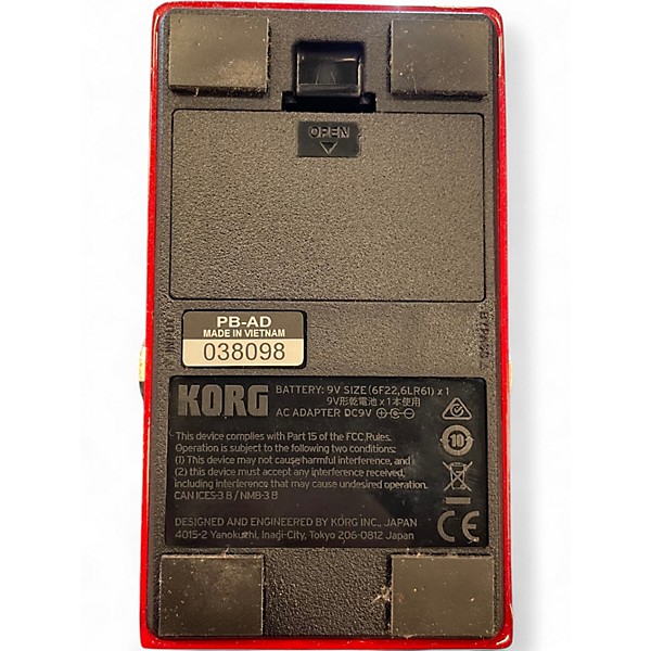 Used KORG Pitchblack Advance Tuner Pedal