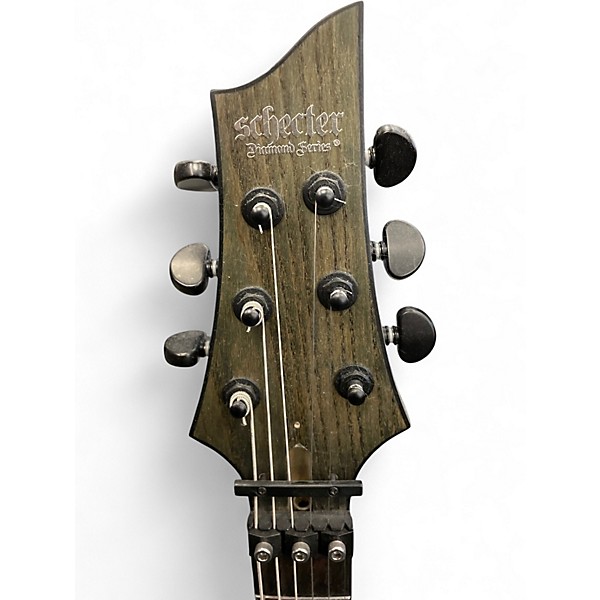Used Schecter Guitar Research C1 Apocalypse SUSTAINIAC FR RUSTIC GREEN Solid Body Electric Guitar