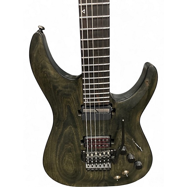 Used Schecter Guitar Research C1 Apocalypse SUSTAINIAC FR RUSTIC GREEN Solid Body Electric Guitar