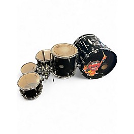 Used Yamaha 5 Piece STAGE CUSTOM BIRCH Black Drum Kit