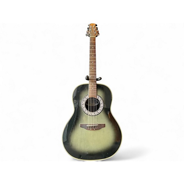 Used Ovation CC11 Trans Charcoal Acoustic Guitar