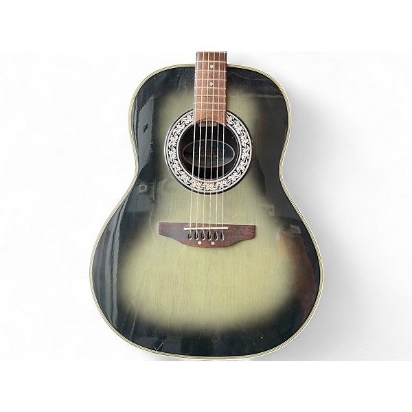 Used Ovation CC11 Trans Charcoal Acoustic Guitar