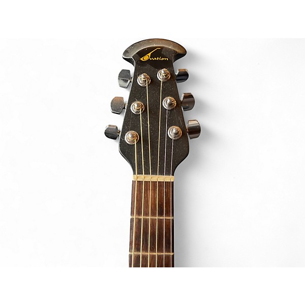 Used Ovation CC11 Trans Charcoal Acoustic Guitar