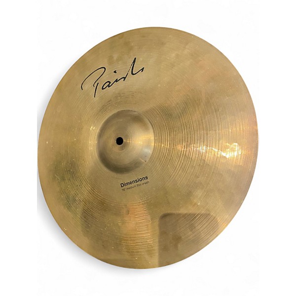 Used Paiste 16in Dimensions medium thin crash Cymbal