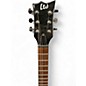 Used ESP LTD EC100QM Trans Black Solid Body Electric Guitar