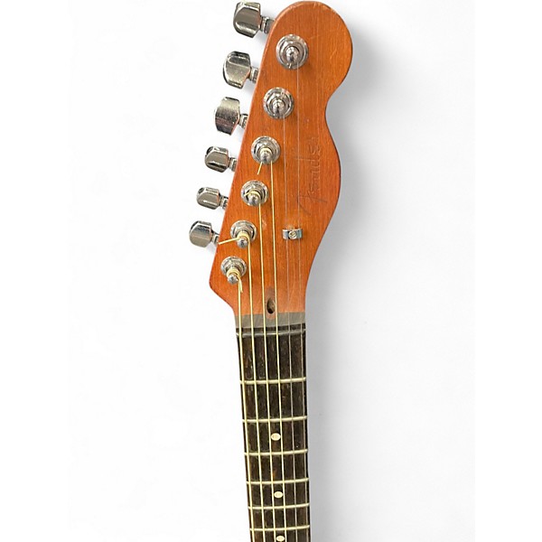 Used Fender American Acoustasonic Telecaster Black Acoustic Electric Guitar