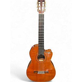 Used Alvarez Artist Series AC60SC Natural Classical Acoustic Electric Guitar