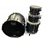 Used Mapex 4 Piece SATURN ROCK 4 Satin Black Drum Kit thumbnail