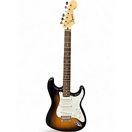 Used Squier SONIC STRATOCASTER 2 TONE COLOR SUNBURST Solid Body Electric Guitar