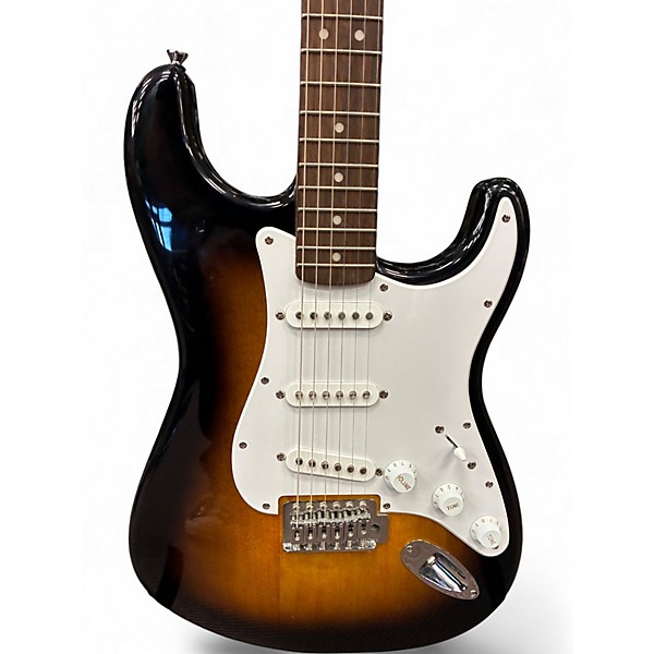 Used Squier SONIC STRATOCASTER 2 TONE COLOR SUNBURST Solid Body Electric Guitar
