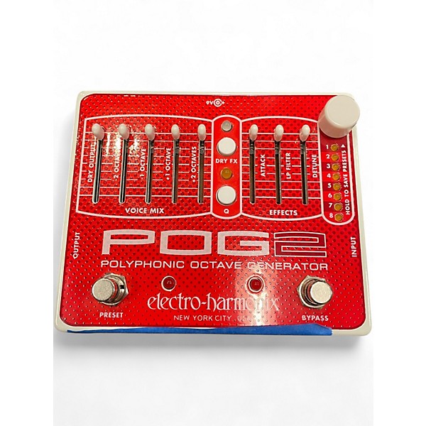 Used Electro-Harmonix Pog2 Polyphonic Octave Generator Effect Pedal