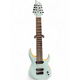 Used Schecter Guitar Research Diamond Series John Browne Tao-8 Sonic Blue Solid Body Electric Guitar
