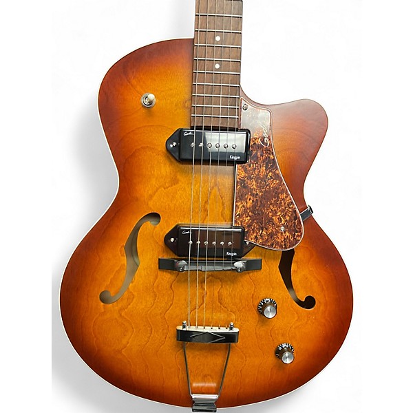 Used Godin 5th Avenue Kingpin II COGNAC BURST Hollow Body Electric Guitar