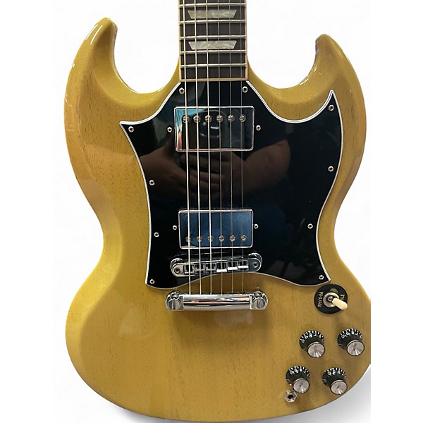 Used 2024 Gibson sg TV Yellow Solid Body Electric Guitar