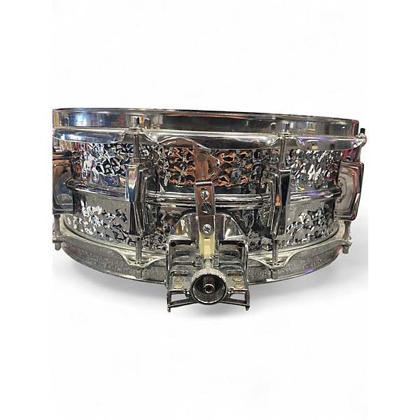 Used Ludwig 14X4.5 Supraphonic Snare Hammered Silver Drum