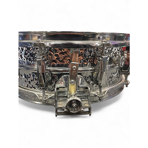 Used Ludwig 14X4.5 Supraphonic Snare Hammered Silver Drum