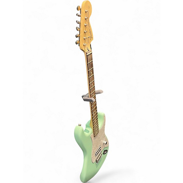 Used Fender Tom Delonge Signature Stratocaster Mint Green Solid Body Electric Guitar