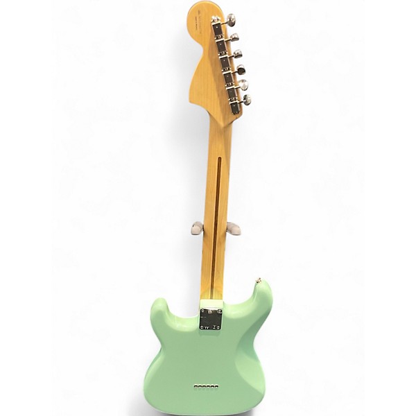 Used Fender Tom Delonge Signature Stratocaster Mint Green Solid Body Electric Guitar