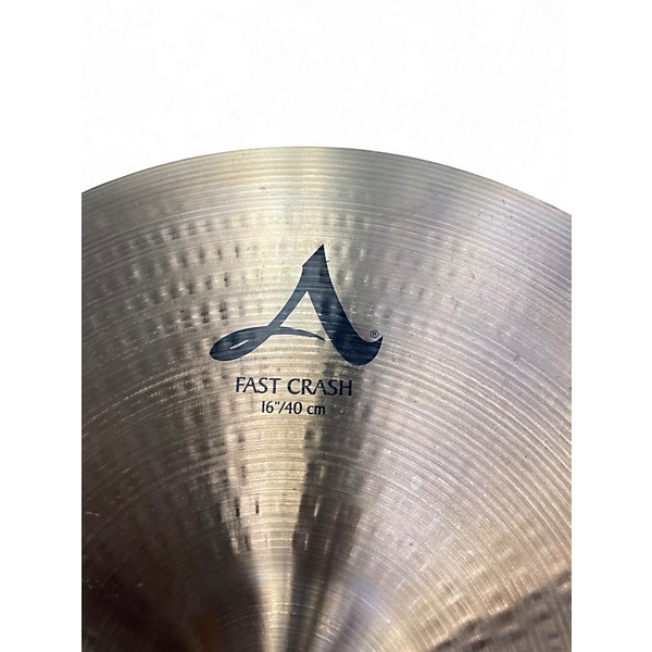 Used Zildjian 16in A Series Fast Crash Cymbal