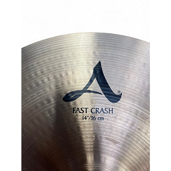 Used Zildjian 14in A Series Fast Crash Cymbal