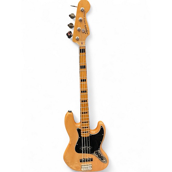 Used Squier Classic Vibe 1970S Jazz Bass Natural Electric Bass Guitar