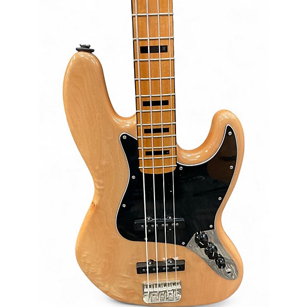 Used Squier Classic Vibe 1970S Jazz Bass Natural Electric Bass Guitar