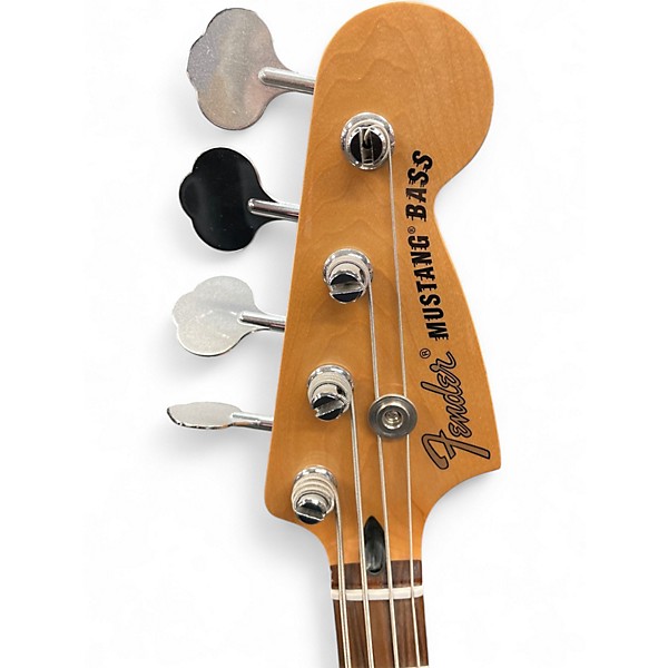 Used Fender Player Mustang Bass PJ Surf Green Electric Bass Guitar