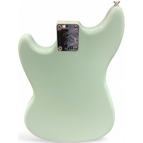 Used Fender Player Mustang Bass PJ Surf Green Electric Bass Guitar