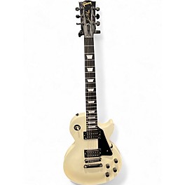 Used Gibson Les Paul Studio White Solid Body Electric Guitar