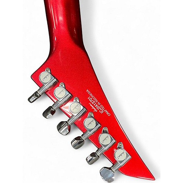 ギター Jackson Scott Ian KVXT Candy Apple Red Jackson X Series Signature Scott Ian King V KVXT - Candy