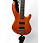 Used Dean Edge 1 4 String Transparent Amber Electric Bass Guitar